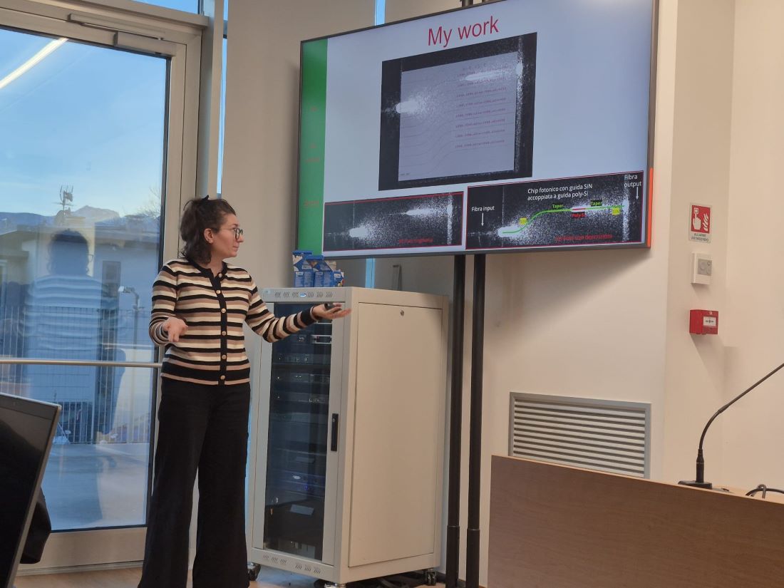SpieUniTN Spie Event Università di Trento, Chiara Vecchi is presenting